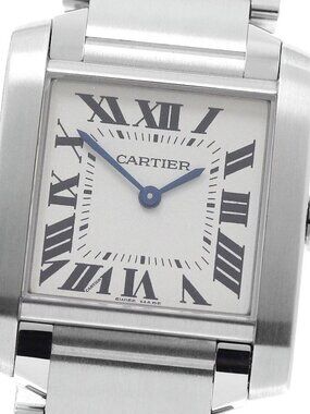 CARTIER Tank Francaise MM WSTA0005 beige Dial Quartz Boy's Watch_967158